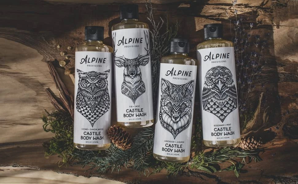 Promo 𧨠Alpine Provisions, Organic Castile Body Wash, Rosemary + Mint, Biodegradable, Vegan, 16oz Soaps & Lotions ⨠4 Alpine Provisions, Organic Castile Body Wash, Rosemary + Mint, Biodegradable, Vegan, 16oz Soaps & Lotions