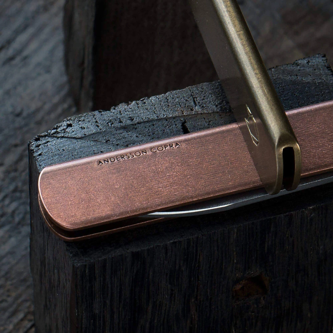 Wholesale 🤩 Andersson & Copra Urban Husky Friction Folder Knife Copper (2.9" Stonewash) ❤️ 6 Andersson & Copra Urban Husky Friction Folder Knife Copper (2.9" Stonewash)