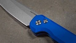 Brand new π Arcform Blue Slimfoot ARC-061 Auto Knife Stonewash 3.1" 154CM (USA) π― 11 Arcform Blue Slimfoot ARC-061 Auto Knife Stonewash 3.1