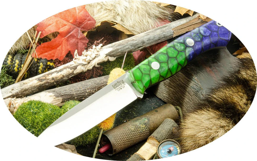 Outlet π₯° BARK RIVER KNIVES Bark River Aurora Knife CPM 3V Mystic Dragon Scale Handles (USA) π 3 BARK RIVER KNIVES Bark River Aurora Knife CPM 3V Mystic Dragon Scale Handles (USA)
