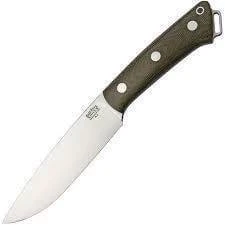 BARK RIVER KNIVES Bark River Fox River II Green Canvas Knife