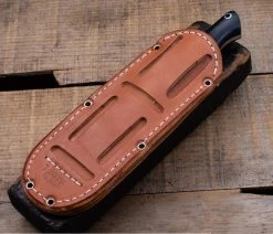 BARK RIVER KNIVES Bark River Gunny CPM 3V Knife Purple Cholla Cactus Handles With Turquoise