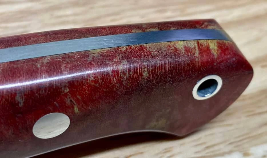 Best Pirce π BARK RIVER KNIVES Bark River Mini-Aurora CPM 3V Knife Red & Natural #3 Elder Burl (USA) π 5 BARK RIVER KNIVES Bark River Mini-Aurora CPM 3V Knife Red & Natural #3 Elder Burl (USA)