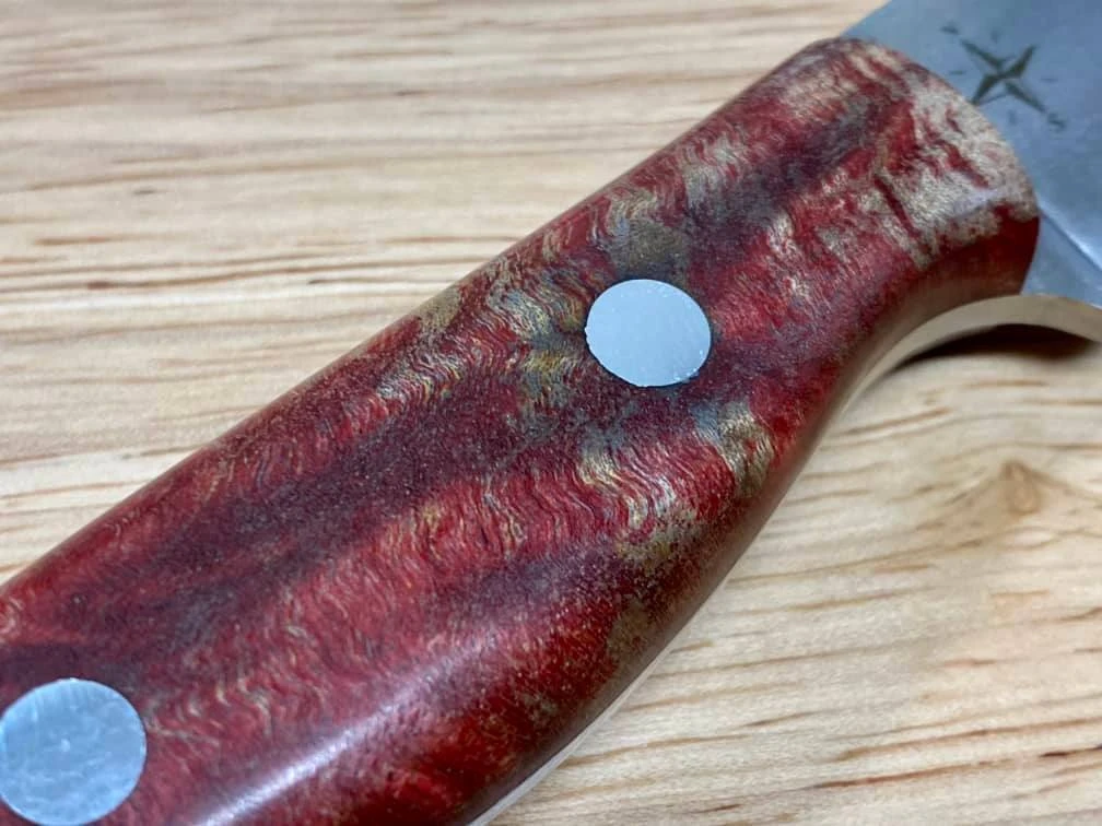 Best Pirce π BARK RIVER KNIVES Bark River Mini-Aurora CPM 3V Knife Red & Natural #3 Elder Burl (USA) π 6 BARK RIVER KNIVES Bark River Mini-Aurora CPM 3V Knife Red & Natural #3 Elder Burl (USA)