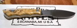 BARK RIVER KNIVES Bark River Mini Canadian CPM 3V Knife Natural Elder Burl #1 (USA)