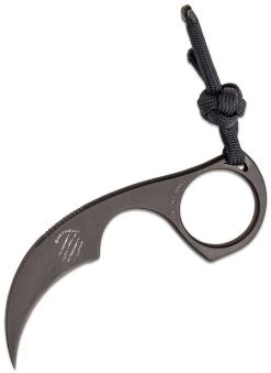 BASTINELLI CREATIONS Bastinelli Diagnostic Karambit 1.5" Black Cerakote N690C