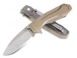 Benchmade 928 Osborne Proxy - Titanium / Tan G-10