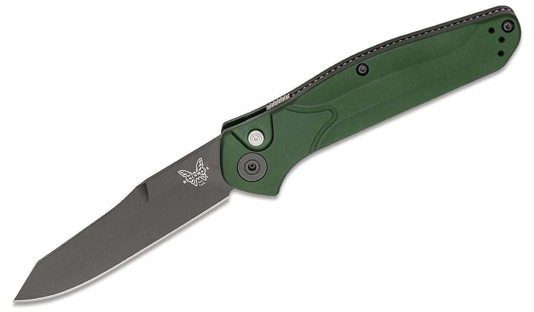 Promo βοΈ Benchmade 9400BK Osborne Auto Knife 3.4" S30V Black Plain Blade, Green Handles π― 3 Benchmade 9400BK Osborne Auto Knife 3.4" S30V Black Plain Blade, Green Handles