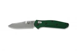 Benchmade 945 Mini Osborne Knife Plain / Reverse Tanto / Green (USA)