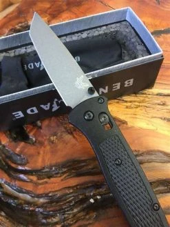 Benchmade Bailout Knife Black Grivory (3.38" Gray) 537GY