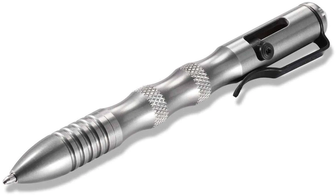 Promo ⭐ Benchmade Longhand Tactical Pen, Brushed Stainless 4.62" ⭐ 6 Benchmade Longhand Tactical Pen, Brushed Stainless 4.62"