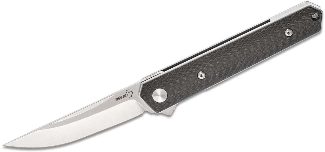 Cheap ๐ฅฐ Boker Plus Burnley Kwaiken Mini Flipper 3.15" D2 , Carbon Fiber ๐ 3 Boker Plus Burnley Kwaiken Mini Flipper 3.15" D2 , Carbon Fiber