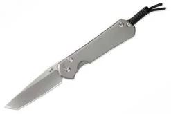 CHRIS REEVE KNIVES Chris Reeve Large Sebenza 31 Sprint Tanto S35VN Glass Blast Titanium Folder