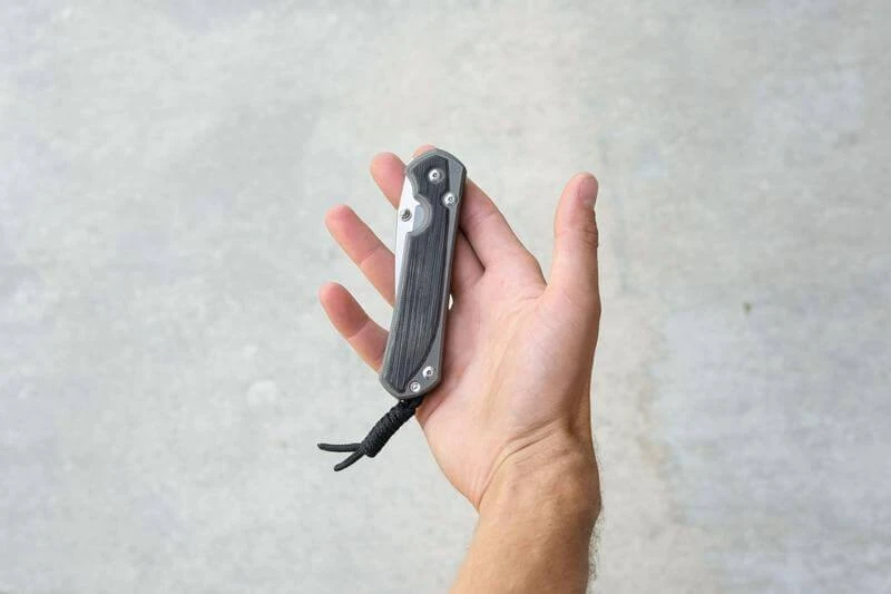 Promo ⌛ CHRIS REEVE KNIVES Chris Reeves Large Sebenza 31 Black Canvas Micarta 🛒 4 CHRIS REEVE KNIVES Chris Reeves Large Sebenza 31 Black Canvas Micarta