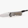 CHRIS REEVE KNIVES Chris Reeves Small Inkosi Natural Canvas Micarta