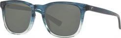 Costa Sullivan - Shiny Deep Teal Fade - Gray Silver Mirror 580G Costa Sunglasses