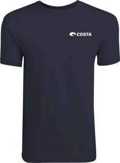 Costa Sunglasses Costa Topwater Short Sleeve T Shirt (Navy)
