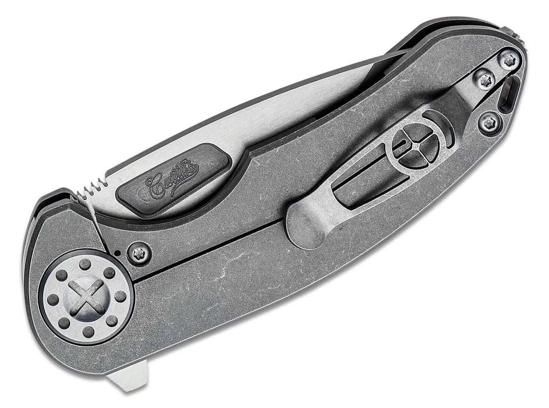 Outlet 🎉 CURTISS CUSTOM KNIVES Curtiss F3 Medium Flipper Knife 3.25" CTS-XHP Slicer Blade, Standard Titanium Handles - F3 Medium SL/FL 👍 5 CURTISS CUSTOM KNIVES Curtiss F3 Medium Flipper Knife 3.25" CTS-XHP Slicer Blade, Standard Titanium Handles - F3 Medium SL/FL