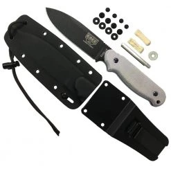 All Knife Brands ESEE Laser Strike Survival Knife Fixed 5" Blade, Fire Steel - ESEE-LS-P-E