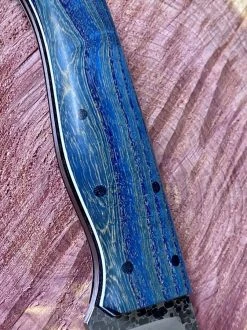 Fiddleback Forge Bushcrafter Sr. Knife W/ Curly Ash Handles