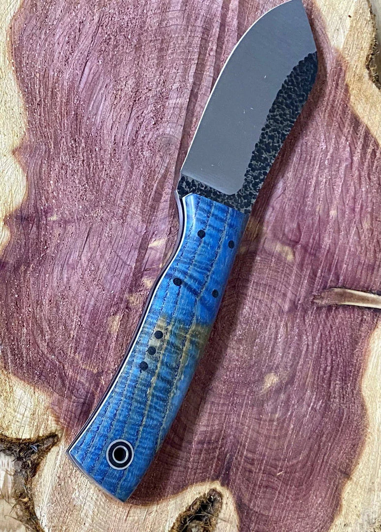 New π Fiddleback Forge Camp Muk Knife W/ Curly Ash Handles π 3 Fiddleback Forge Camp Muk Knife W/ Curly Ash Handles