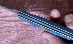 New π Fiddleback Forge Camp Muk Knife W/ Curly Ash Handles π 11 Fiddleback Forge Camp Muk Knife W/ Curly Ash Handles