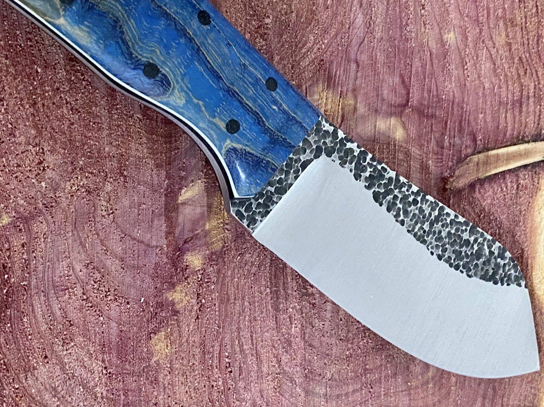 New π Fiddleback Forge Camp Muk Knife W/ Curly Ash Handles π 9 Fiddleback Forge Camp Muk Knife W/ Curly Ash Handles