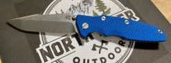 RICK HINDERER Hinderer Eklipse Harpoon Spanto Battle Blue Knife Stonewash G10