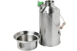 Kelly Kettle Base Camp Kettle 1.6L Stainless 50001 (Latest Model) Water Filtration