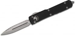 Microtech 122-12 Ultratech Auto Stonewashed Plain/Full Serrated D/E