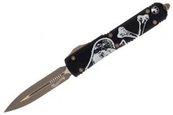 All Knife Brands Microtech 122-13DCS Ultratech D/E Bronze Death Card Signature Series