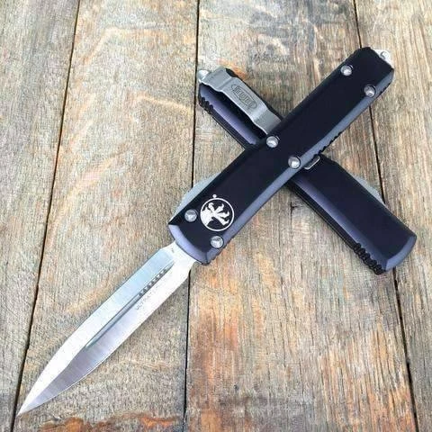 Budget ⭐ All Knife Brands Microtech 122-4 Ultratech Auto OTF Knife 3.46" Satin Double Edge Knife, Aluminum Handles ✔️ 7 All Knife Brands Microtech 122-4 Ultratech Auto OTF Knife 3.46" Satin Double Edge Knife, Aluminum Handles