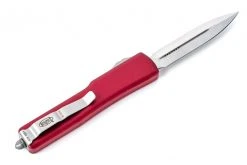 Microtech 147-4RD UTX-70 Auto OTF 2.41" Satin Red Handles All Knife Brands