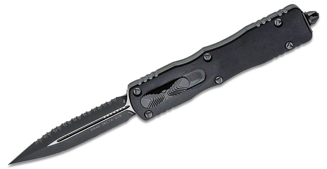 Coupon ⭐ All Knife Brands Microtech 227-3T Dirac Delta Auto OTF Knife 3.79" D/E Black 👍 3 All Knife Brands Microtech 227-3T Dirac Delta Auto OTF Knife 3.79" D/E Black
