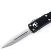 Microtech 232-12 UTX-85 D/E Black Handle Full Serrations Blade