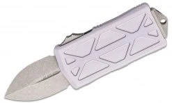 All Knife Brands Microtech Exocet - Grey Handle - Apocalyptic Blade 157-10APGY