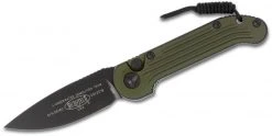 All Knife Brands Microtech LUDT Automatic Knife OD Black Blade 135-1OD