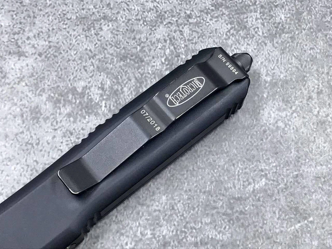 Brand new ๐ All Knife Brands Microtech Ultratech 121-1T S/E Black Auto OTF Knife ๐ 9 All Knife Brands Microtech Ultratech 121-1T S/E Black Auto OTF Knife