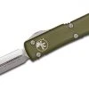 All Knife Brands Microtech Ultratech 122-4OD Auto OTF Knife 3.46" Satin D/E OD Handles