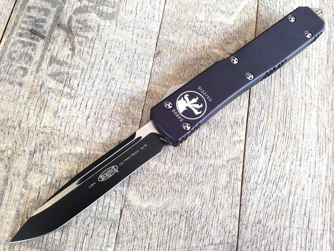 Budget π All Knife Brands Microtech Ultratech S/E OTF Auto Knife (3.4" Black) 121-1 π 4 All Knife Brands Microtech Ultratech S/E OTF Auto Knife (3.4" Black) 121-1