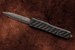 Coupon β¨ All Knife Brands Microtech UTX-70 D/E - Carbon Fiber - Damascus Blade 147-16CFS π 11 All Knife Brands Microtech UTX-70 D/E - Carbon Fiber - Damascus Blade 147-16CFS