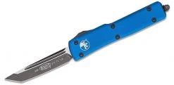 All Knife Brands Microtech UTX-70 T/E - Blue Handle - Black Blade 149-1BL