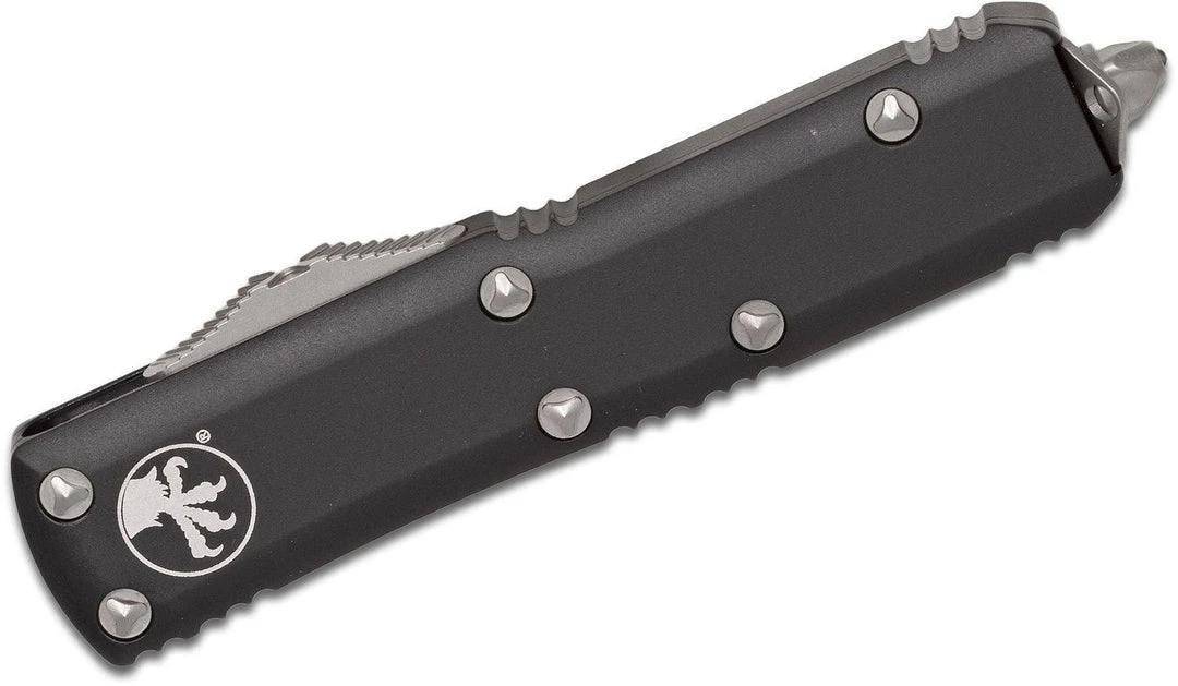 Discount 🛒 All Knife Brands Microtech UTX-85 233-10 Auto OTF 3" Stonewashed Tanto Plain Blade, Black Handles ⭐ 6 All Knife Brands Microtech UTX-85 233-10 Auto OTF 3" Stonewashed Tanto Plain Blade, Black Handles