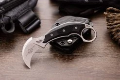 Microtech/Bastinelli 118-10R Iconic Fixed Blade Knife 2.25