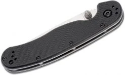 Ontario RAT 2 Folding Knife 3.0" Satin Plain Blade, Black Nylon Handles - 8860
