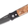 Cheapest ⨠PROTECH KNIVES All Knife Brands Pro-Tech 707 Godson Auto Folding Knife 3.15" Black Handles W/ Maple Burl Inlays 𧨠1 PROTECH KNIVES All Knife Brands Pro-Tech 707 Godson Auto Folding Knife 3.15" Black Handles W/ Maple Burl Inlays