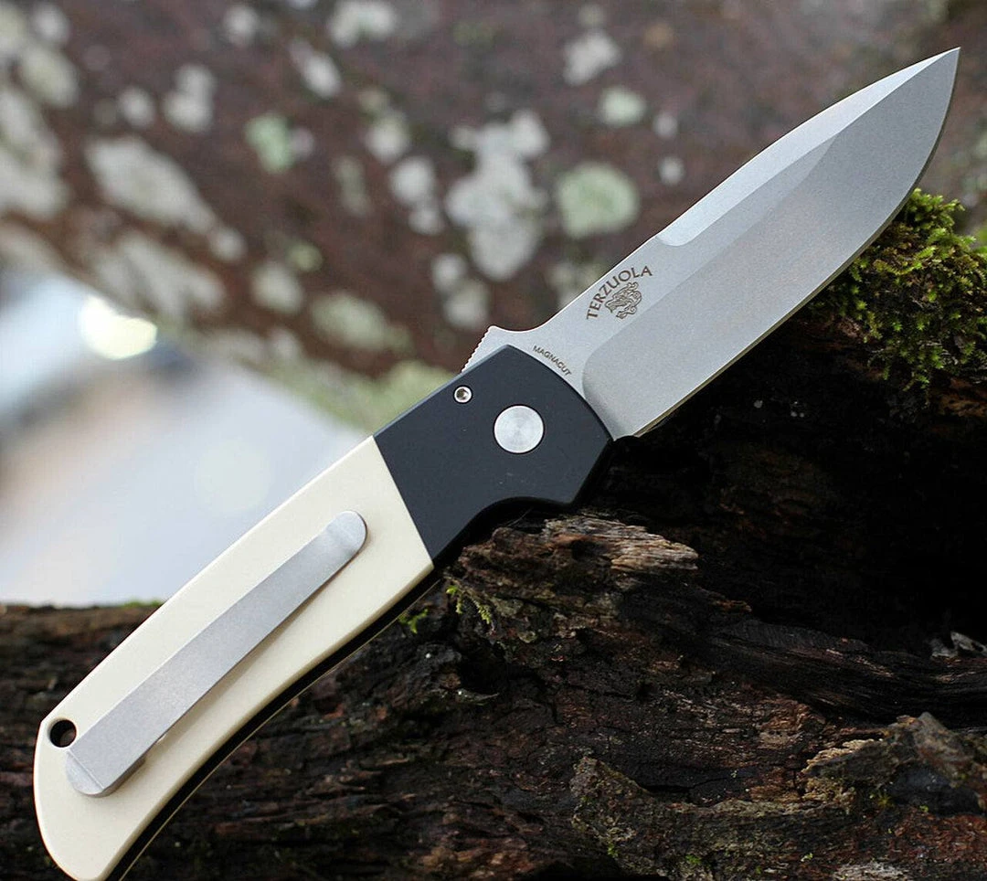 Coupon π₯° PROTECH KNIVES Pro-Tech BT2751 Terzuola ATCF Auto "Tuxedo" Blk Alum / Ivory Micarta (3.5" SW Magnacut) All Knife Brands π 4 PROTECH KNIVES Pro-Tech BT2751 Terzuola ATCF Auto "Tuxedo" Blk Alum / Ivory Micarta (3.5" SW Magnacut) All Knife Brands