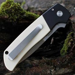 Coupon π₯° PROTECH KNIVES Pro-Tech BT2751 Terzuola ATCF Auto "Tuxedo" Blk Alum / Ivory Micarta (3.5" SW Magnacut) All Knife Brands π 9 PROTECH KNIVES Pro-Tech BT2751 Terzuola ATCF Auto