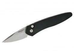 PROTECH KNIVES Pro-Tech Half Breed Auto 3605 Black Handle Stonewash BLade All Knife Brands