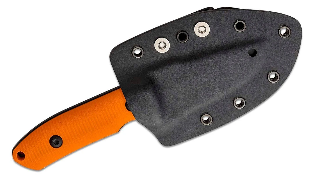 Best Pirce ✨ PROTECH KNIVES Pro-Tech LG511-ORANGE Les George SBR Fixed Blade Knife 2.875" S35VN Black DLC All Knife Brands ⌛ 5 PROTECH KNIVES Pro-Tech LG511-ORANGE Les George SBR Fixed Blade Knife 2.875" S35VN Black DLC All Knife Brands